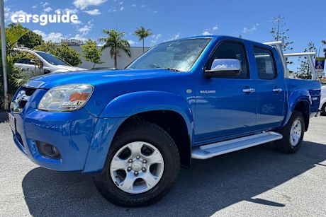 Blue 2011 Mazda BT-50 Dual Cab Pick-up Boss B3000 Sdx (4X4)