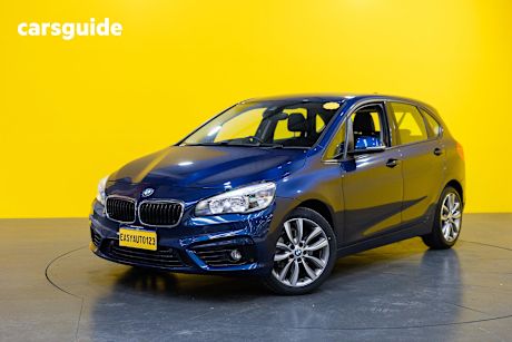Blue 2015 BMW 218I Wagon Active Tourer Sport Line