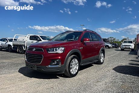 Red 2016 Holden Captiva Wagon Active 7 Seater