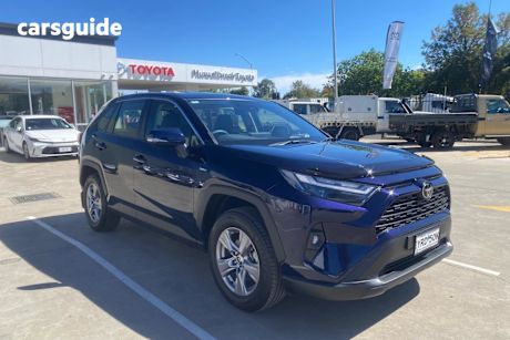 Blue 2025 Toyota RAV4 Wagon Gx (Awd) Hybrid