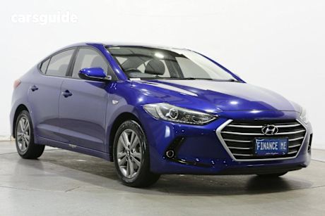 Blue 2018 Hyundai Elantra Sedan Active 2.0 Mpi