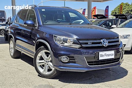 Blue 2014 Volkswagen Tiguan Wagon 155 Tsi R-Line (4X4)
