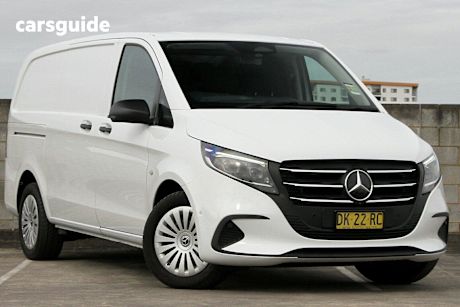 White 2024 Mercedes-Benz Vito Crew Cab Van Vs20 116 Cdi Lwb Rwd
