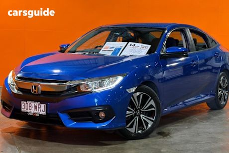 Blue 2016 Honda Civic Sedan Vti-L