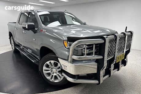 Grey 2022 Chevrolet Silverado Crew Cab Pickup 1500 Ltz Premium Tech Pack