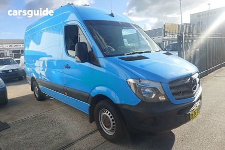 Blue 2015 Mercedes-Benz Sprinter Commercial