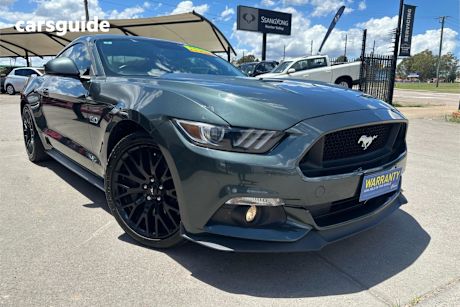 Green 2015 Ford Mustang Convertible Gt 5.0 V8