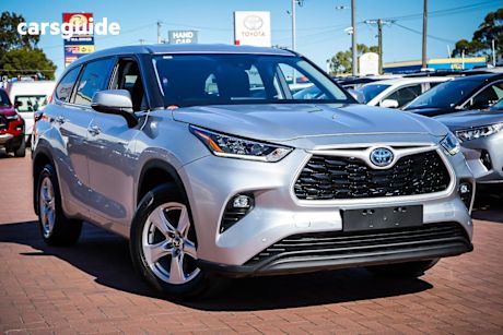 Silver 2021 Toyota Kluger Wagon Gx Hybrid Awd