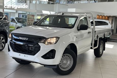 White 2025 Isuzu D-MAX Cab Chassis Sx (4X2) High-Ride
