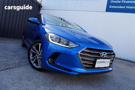 Blue 2015 Hyundai Elantra Sedan Elite