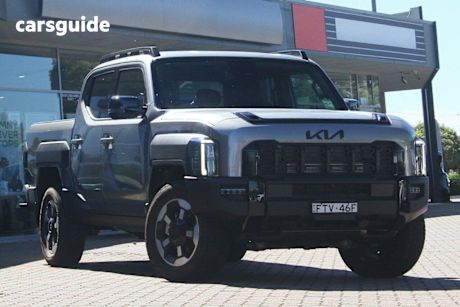 Grey 2025 Kia Tasman Double Cab Pick Up X-Line (4X4) (0.9T) Bdy Fender