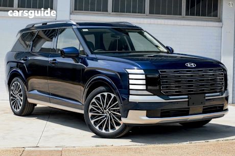 Blue 2025 Hyundai Palisade Wagon Calligraphy (7 Seat) Hev