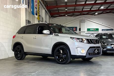 White 2016 Suzuki Vitara Wagon S Turbo (Fwd)