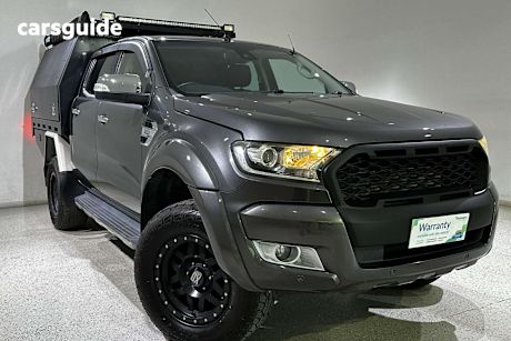 Grey 2017 Ford Ranger Dual Cab Utility Xlt 3.2 (4X4)