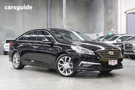 Black 2016 Hyundai Sonata Sedan Premium