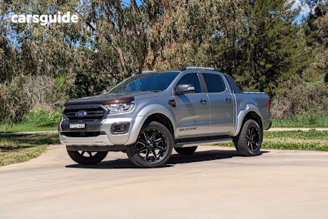 Silver 2019 Ford Ranger Double Cab Pick Up Wildtrak 2.0 (4X4)