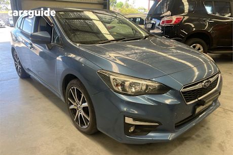 Blue 2017 Subaru Impreza Hatchback 2.0I-L (Awd)