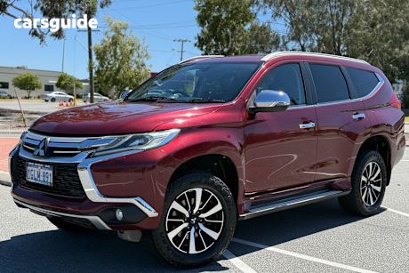 Red 2016 Mitsubishi Pajero Sport Wagon Exceed (4X4) 7 Seat