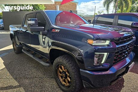 Blue 2022 Chevrolet Silverado HD Ute Tray LTZ PREMIUM W/TECH PACK 4X4