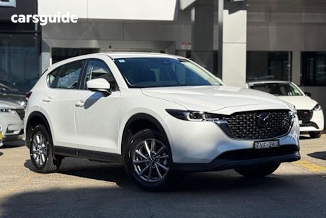 White 2025 Mazda CX-5 Wagon G25 Touring (Fwd)