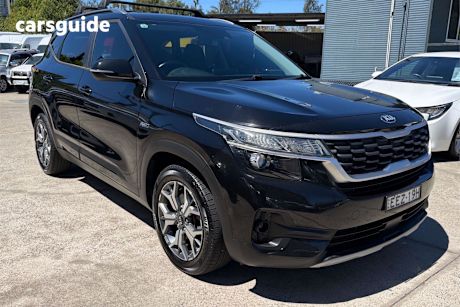 Black 2019 Kia Seltos Wagon Sport+ (Awd)