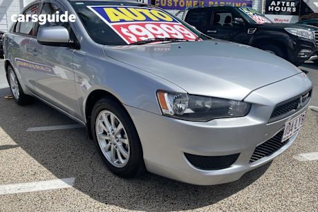 Silver 2009 Mitsubishi Lancer Sedan Rx
