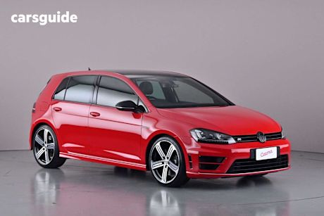 Red 2015 Volkswagen Golf Hatchback R
