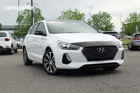 White 2019 Hyundai I30 Hatchback Premium
