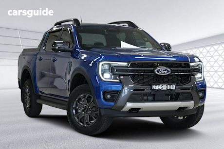 Blue 2024 Ford Ranger Double Cab Pick Up Wildtrak 3.0 (4X4)