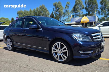 Blue 2014 Mercedes-Benz C250 Sedan Elegance