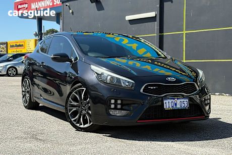 Black 2014 Kia PRO_CEE\'D Hatch JD GT-TECH HATCHBACK 3DR MAN 6SP 1.6T [MY14]