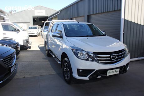 White 2018 Mazda BT-50 Dual Cab Utility Xtr (4X2)