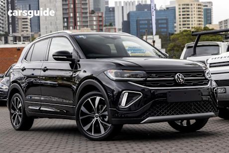 Black 2024 Volkswagen T-Cross Wagon 85Tsi R-Line