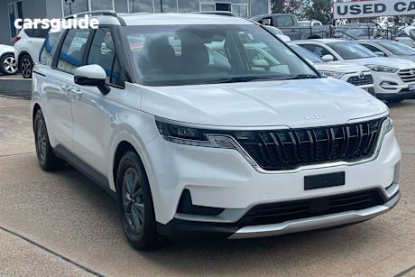 White 2022 Kia Carnival Wagon S