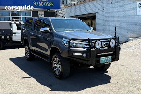 Grey 2016 Toyota Hilux Dual Cab Utility Sr5 (4X4)