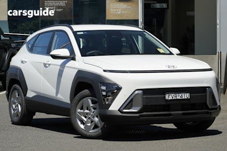 White 2025 Hyundai Kona Wagon Hybrid