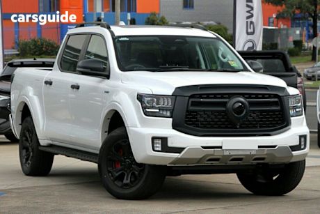 White 2025 GWM Cannon Alpha Dual Cab Utility Ultra Phev (4X4)
