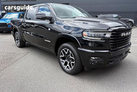 Black 2025 Ram 1500 Crew Cab Utility Rebel Hurricane