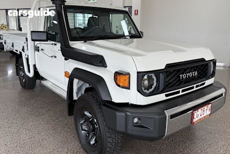White 2025 Toyota Landcruiser Cab Chassis Lc79 Gxl + Diff Locks