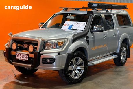 Silver 2011 Ford Ranger Dual Cab Pick-up Wildtrak (4X4)
