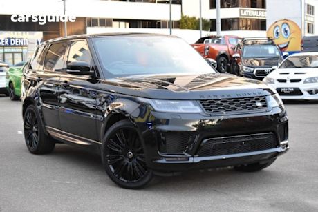Black 2018 Land Rover Range Rover Sport SUV SDV6 HSE 4X4