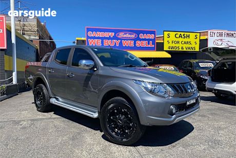 Grey 2017 Mitsubishi Triton Dual Cab Utility Gls (4X4)