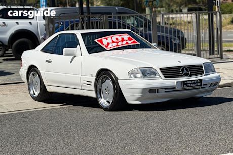 White 1996 Mercedes-Benz SL500 Convertible