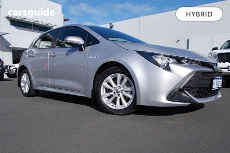 Silver 2023 Toyota Corolla Hatchback Ascent Sport Hybrid