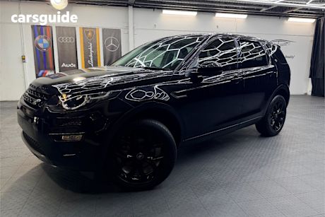 Black 2015 Land Rover Discovery Sport Wagon Si4 Se
