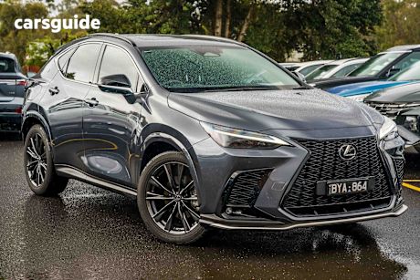 Grey 2022 Lexus NX450H+ Wagon F Sport + Ep2 Phev Awd