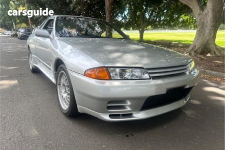 Silver 1994 Nissan Skyline Coupe Gtr
