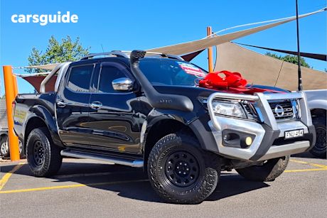 Black 2017 Nissan Navara Dual Cab Utility St-X (4X4)