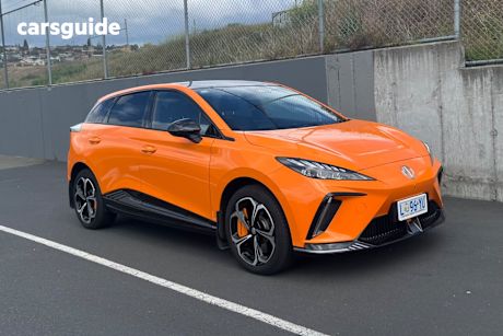 Orange 2024 MG MG4 Hatchback Xpower