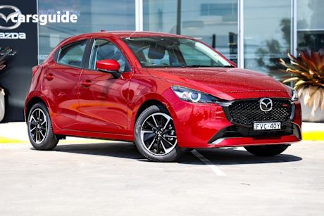 Red 2025 Mazda Mazda2 Hatchback G15 Gt